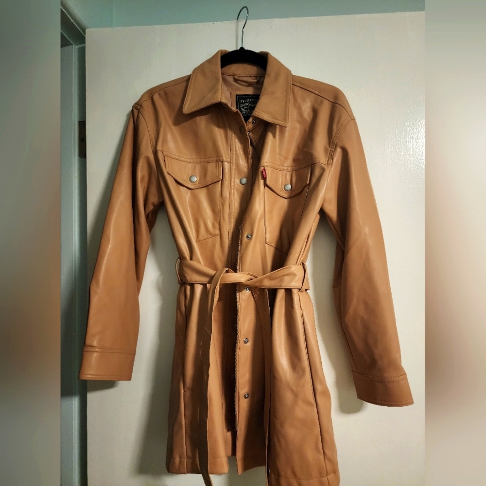Levi's Tan/Brown Faux Leather Jacket